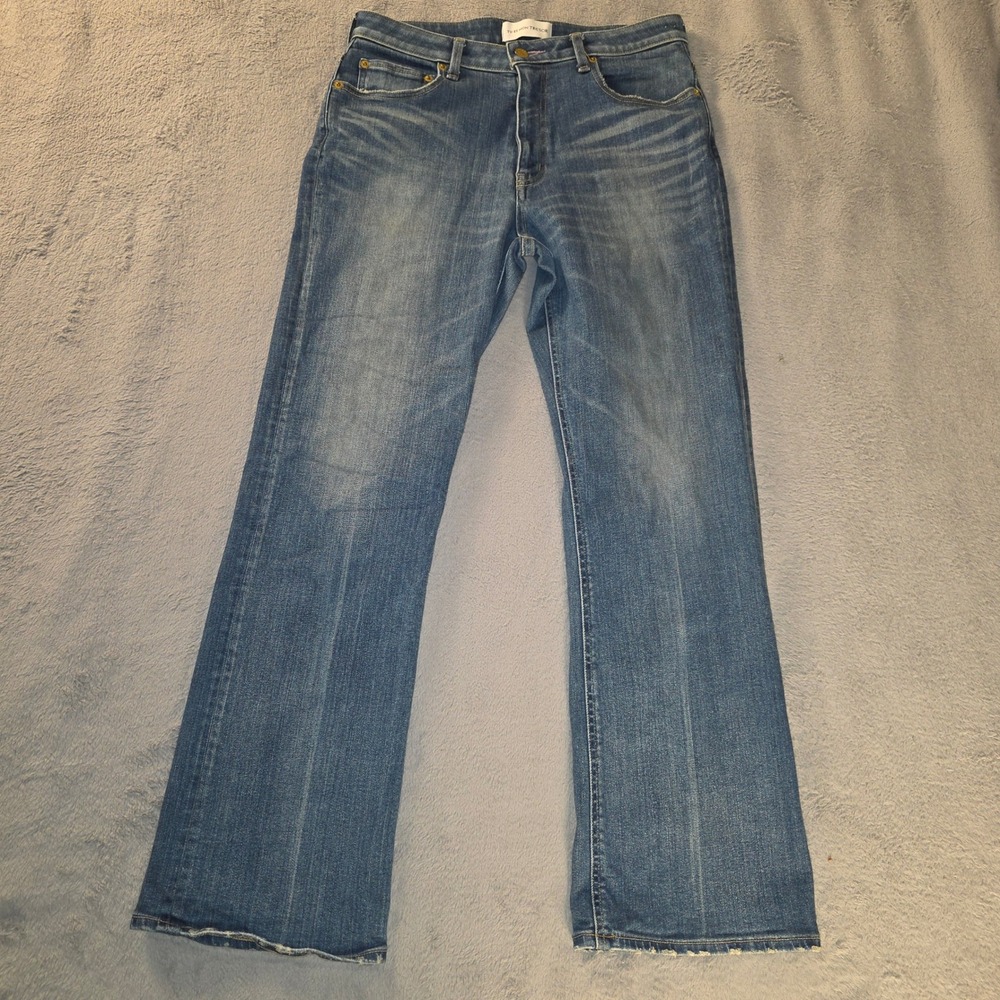 Tu Es Mon Tresor The Amethyst Jean Blue Flare Slim Denim Size 29 Made in Japan